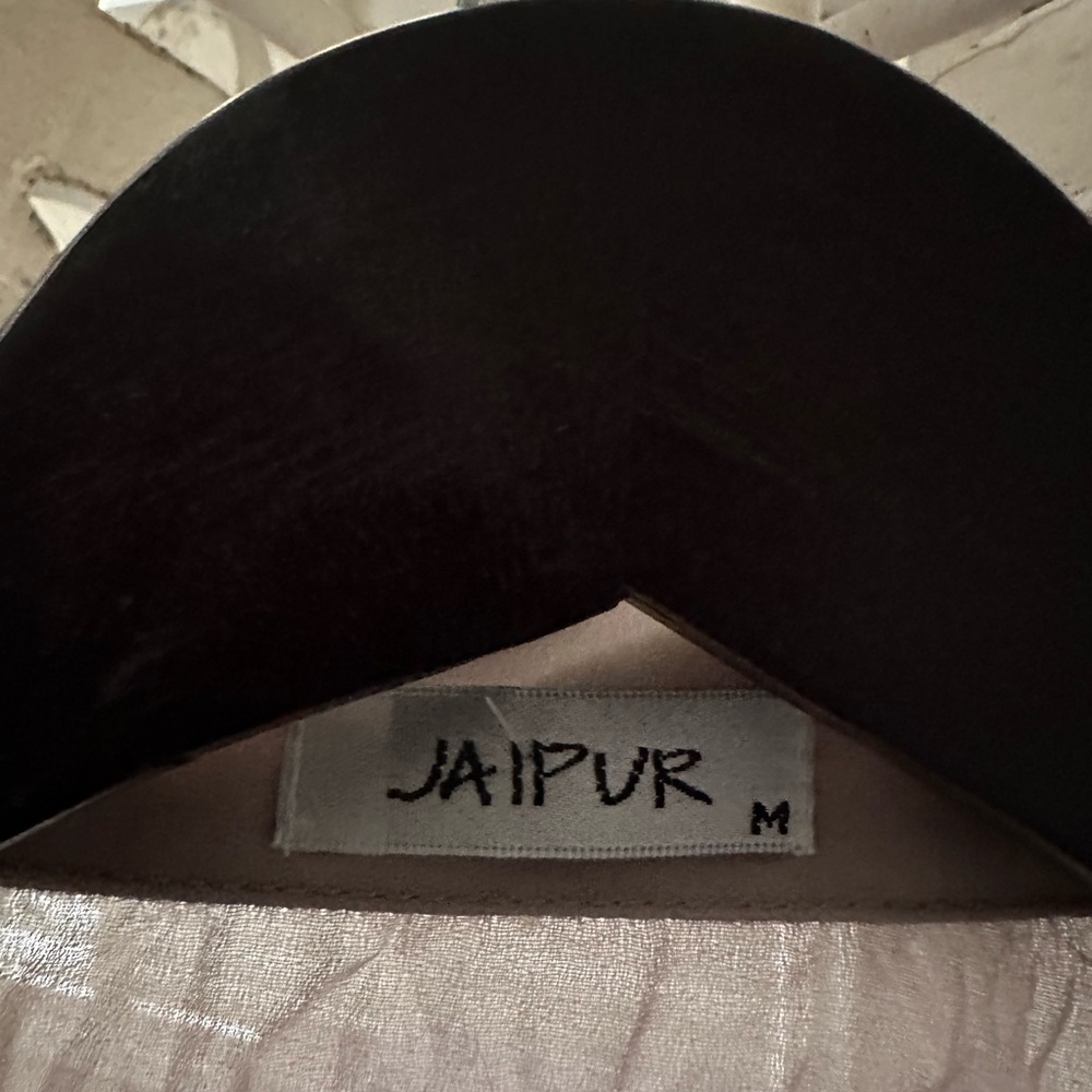 Jaipur Sheer Ruffle Blouse - Cream - Picture 3 of 5